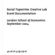 Social Tapestries: Creative Lab documentation by Giles Lane & Sarah Thelwall