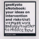 geeKyoto eNotebooks