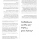 Reflections on the city from a post-flaneur by Ruth Maclennan