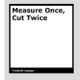 Measure Once, Cut Twice : a case study of Snout by Frederik Lesage
