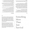 Something More Than Just Survival by Janet Owen Driggs & Jules Rochielle