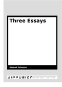 3 Essays